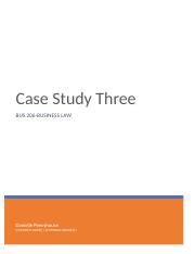 Case Study Three Fp Danielle Peevyhouse Docx Case Study Three Bus