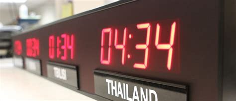 Digital Display Systems Reliable Custom Digital Clocks And Timers