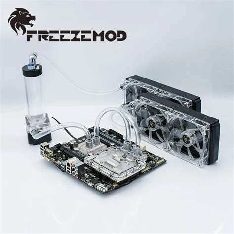 Freezemod Computer Water Cooling System Set Basic Set For Soft Pipe