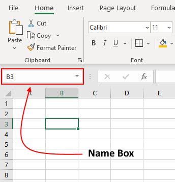 Name Box In Excel - All You Need To Know