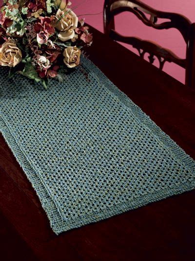 Lattice Table Runner Creative Knitting Table Runner Pattern