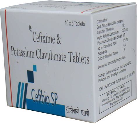 Cefixime Tablet Potassium Clavulanate Tablet At Best Price In Pune