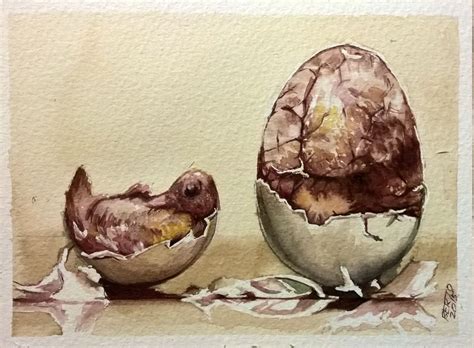 Balot Filipino Street Food Watercolor On Paper Filipino Street Food