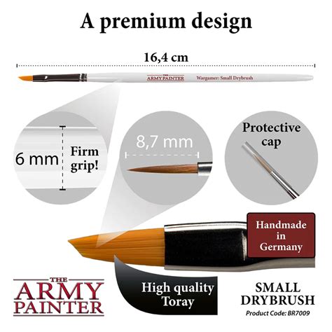 The Army Painter Wargamer Brush Small Drybrush Br P