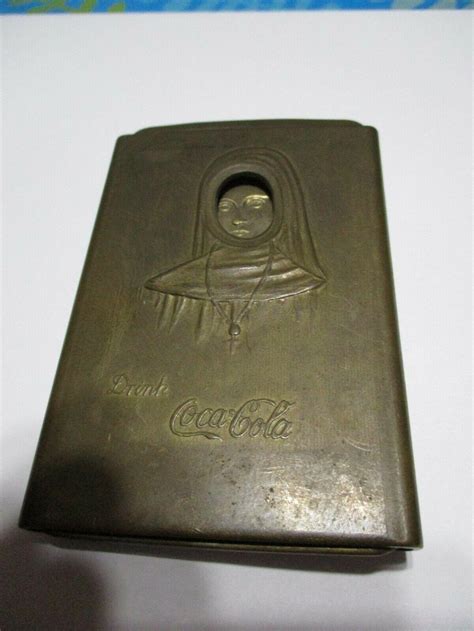 Pc Coca Cola Nun To Nude Brass Cigar Cutter Belt Buckle Sf Trans Pan Expo