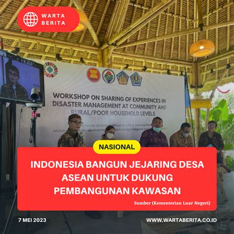 Indonesia Bangun Jejaring Desa ASEAN Untuk Dukung Pembangunan Kawasan