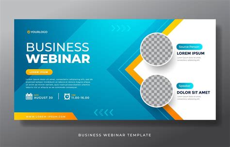 Business Webinar Poster Background Vector Art At Vecteezy