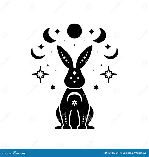 Rabbit In Magical Hat Cartoon Vector Cartoondealer