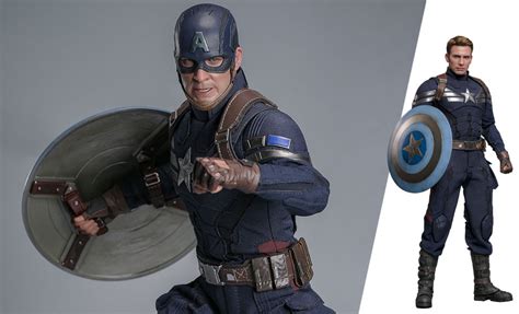 Captain America Stealth S T R I K E Suit Sixth Scale Figure By Hot Toys Sideshow