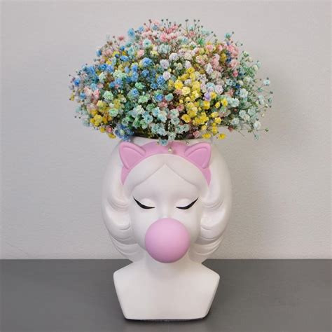 Гипсофила в стильном кашпо, Flowers & Gifts Moscow, buy at a price of ...