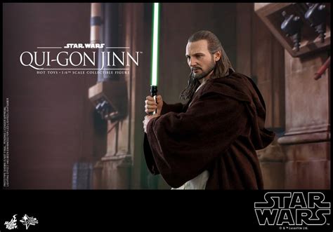 Hot Toys Star Wars The Phantom Menace Qui Gon Jinn Collectible Figure Figures