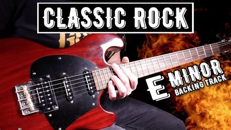 Classic Rock Backing Track E Minor YouTube