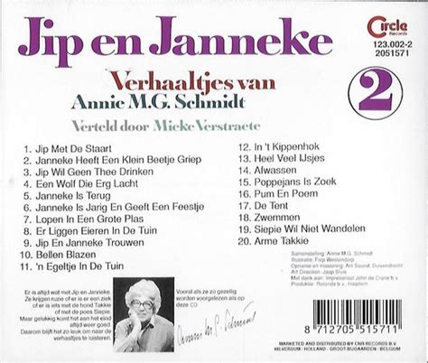 Jip En Janneke 2 Cd Verhaaltjes Van Annie Mg Schmidt Mieke