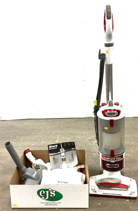 Lot - Shark Rotator Series Canister Vacuum & Attachments