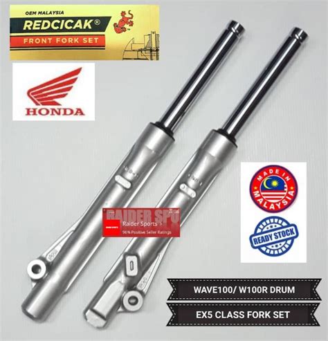 Honda Wave100 Wave100R Drum EX5 Class Redcicak Front Fork Set Lazada