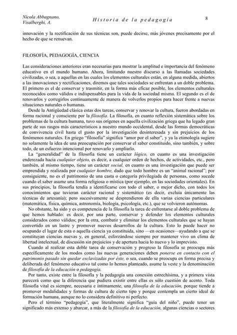 Historia De La Pedagogia Pdf