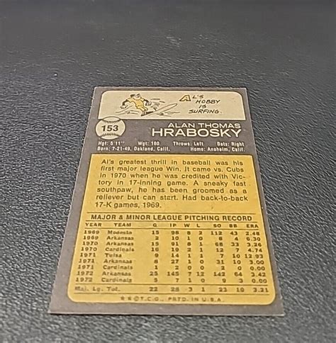 1973 Topps 153 Al Hrabosky EBay