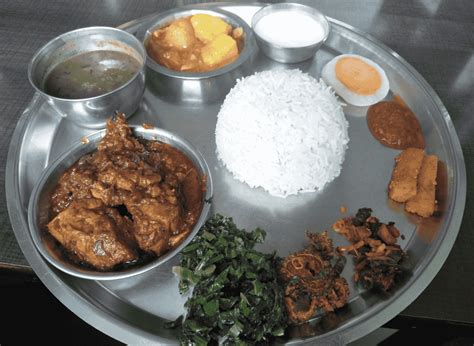 thakali khana nepali set meal delishglobe