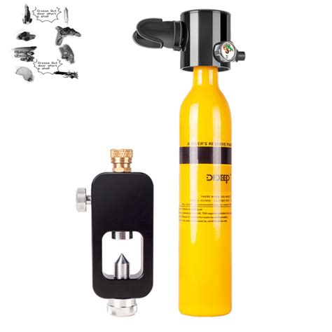 Dideep Oxygen Cylinder Mini Scuba Diving Equipment Air Tank Oxygen Tank