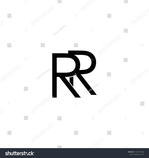 Rr Initial Letter Logo Vector Stock Vector Royalty Free 1431415388