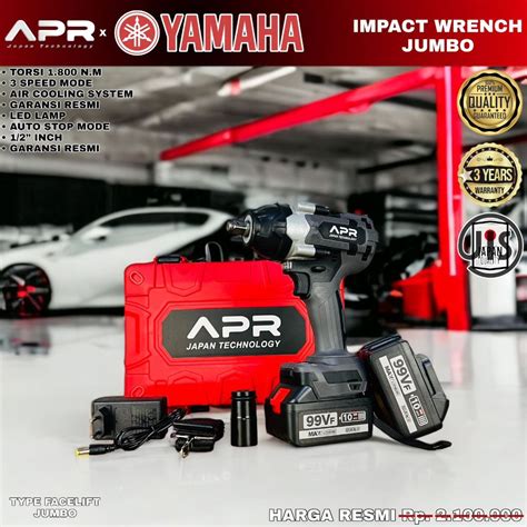 Jual PROMO 1JAM IMPACT APR JUMBO 99V 1800NM AP33 GARANSI RESMI 3THN YG