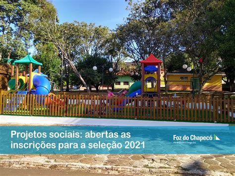 Foz do Chapecó abre inscrições para projetos sociais nos municípios