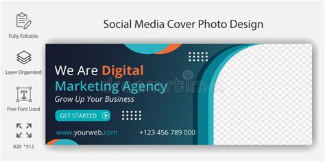 Digital Marketing Agency Social Media Pot Or The Cover Page Design