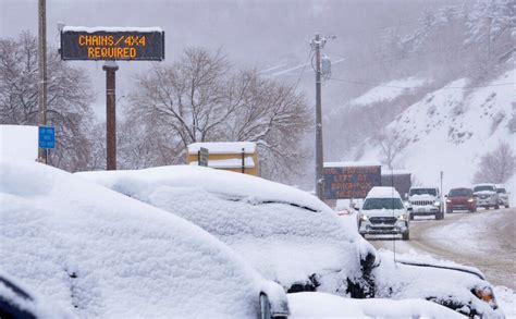 Massive Winter Storm Brings Snow Strong Winds Frigid Cold To Parts Of