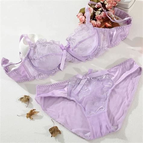 Ensemble Lingerie KJEHOME Dentelle Sexy Transparente Tissu Respirant Bretelle Ajustable