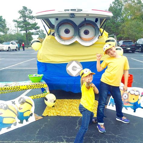 Minion Trunk Or Treat How To Make A Large Cardboard Cutout The