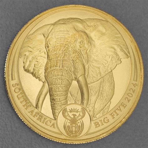 Goldmünze 1oz Elefant 2024 Big Five II Südafrika kaufen