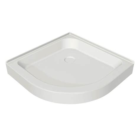 Maax Neo Round Corner Shower Base With Centre Drain R No D P T