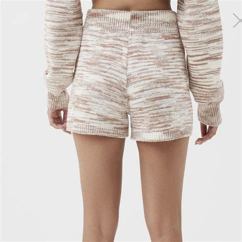REEVES KNIT SHORT Nude Lucy Size Medium 10 New Depop