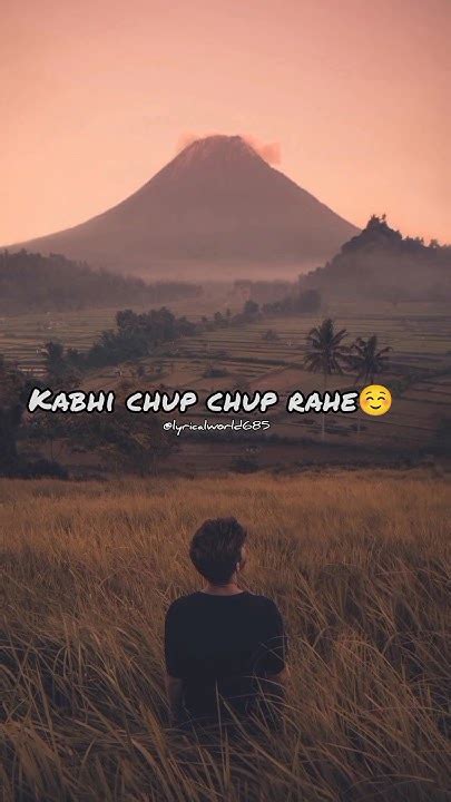 Kabhi Chup Chup Rahe Kabhi Gaya Yeh Kare Aesthetic Love Status🥀 ️