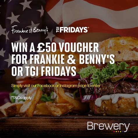 Win Dinner At Frankie And Bennys And Tgi Fridays This July