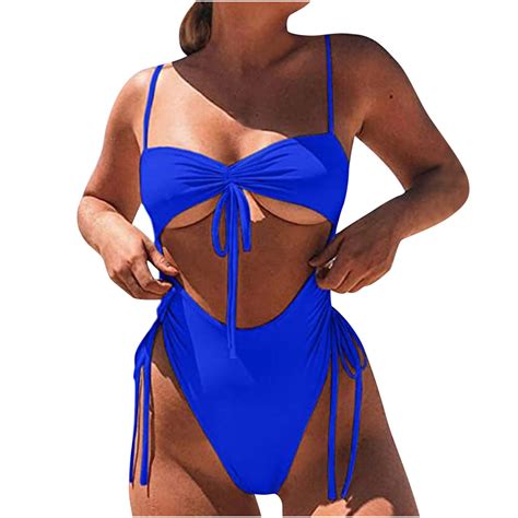 BeAi Womens Swimsuits Plus Size Tankini Floral Bikini Sets For Women Padded Cute Swimwear Sets