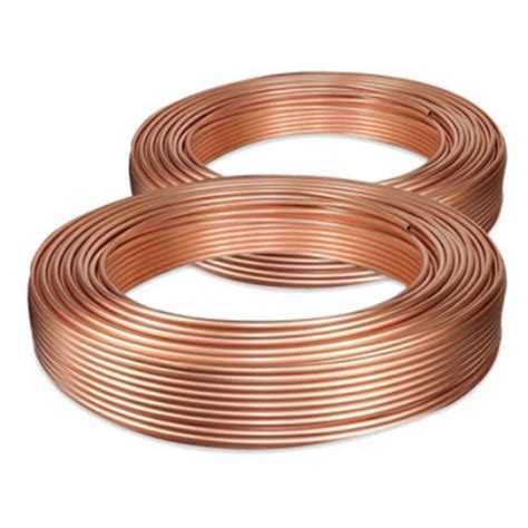 Pancake Coil Refrigeration C C Annealed Seamless Copper Tube