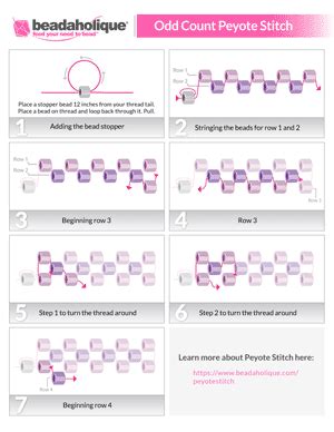 peyote stitch bead weaving patterns artofit