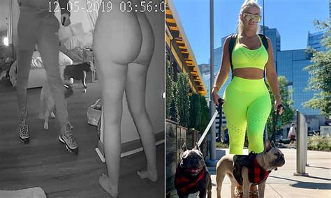 Dramatic Moment Naked Model Confronts Armed Burglar Who Broke Into Her Home While She Was