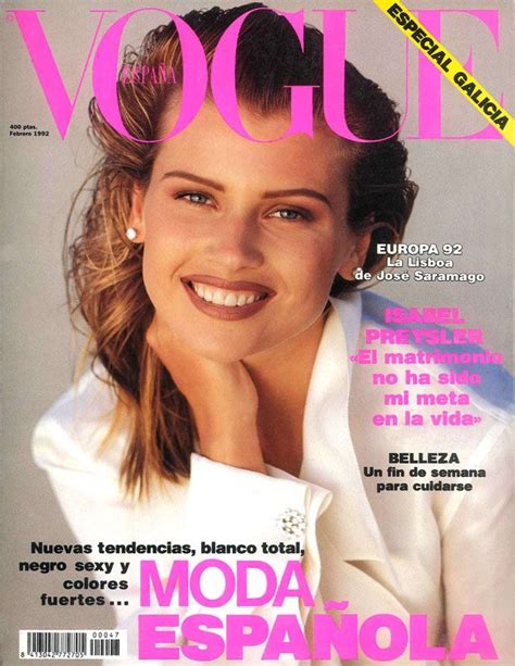 Daniela Pestova Throughout The Years In Vogue Mademoiselle Magazine