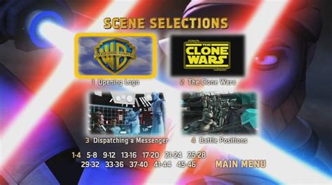 Star Wars The Clone Wars Dvd Menus