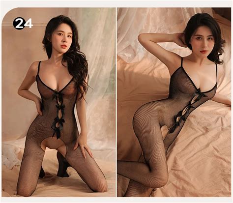 One Piece Open Bra Fishnet Bodystockings For Women Nylon Sexy Transparent Lingerie Plus Size