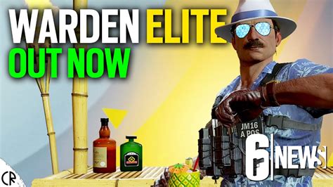 Warden Elite Out Now 6news Rainbow Six Siege Pcgamepass Youtube