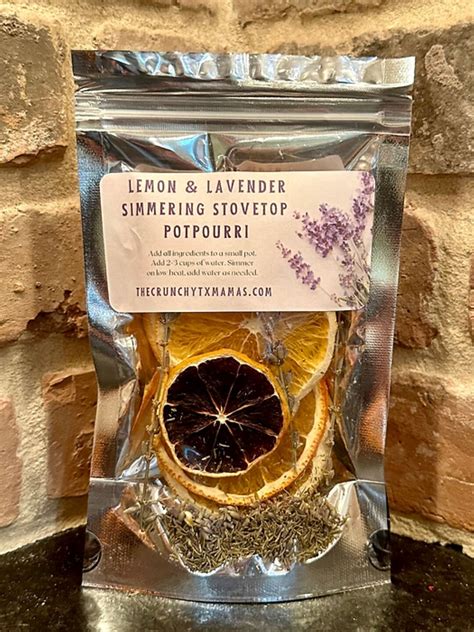 Lemon And Lavender Simmering Stovetop Potpourri Etsy