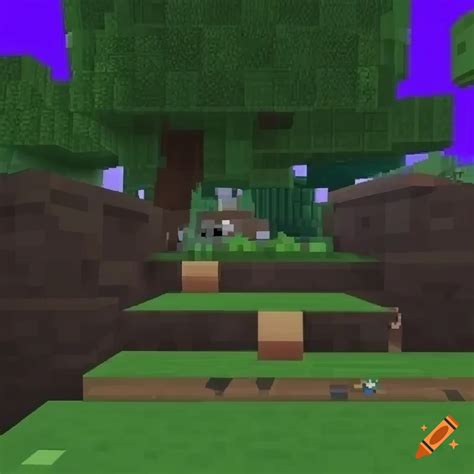 Screenshot Of Minecraft Multiplayer Gameplay On Craiyon