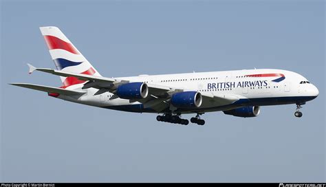 G XLEJ British Airways Airbus A380 841 Photo By Martin Bernict ID