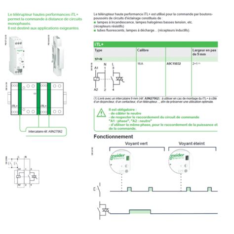 Schneider Acti Itl T L Rupteur Silencieux Unipolaire A No