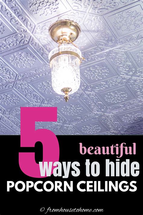 How To Cover A Popcorn Ceiling Without Removing It