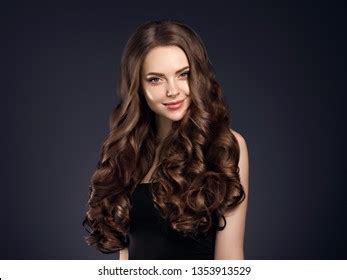 Beautiful Hair Woman Long Brunette Hairstyle Stock Photo Shutterstock