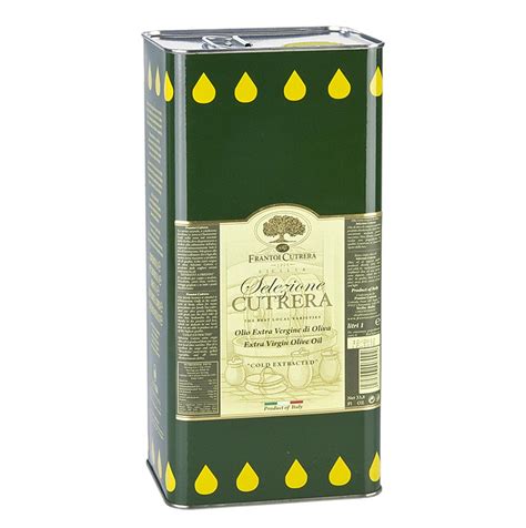 Extra virgin olive oil, Frantoi Cutrera Selezione Cutrera, intense, 5 l ...